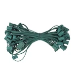 Northlight 50' Commercial C7 Christmas Light Socket Set - 12" Spacing Green Wire. Fixed Price $35.27.