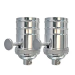 Royal Designs, Inc. Full Range 3 Way Vintage Turn Knob Lamp Socket (polished Nic. Fixed Price $95.91.