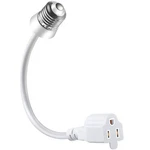 3 Outlet Light Socket Adapter For E26/e27 Bulbs - Outdoor Use Converter. Fixed Price $14.60.