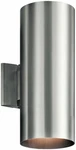 Kichler 9246ba Outdoor 2-light Brushed Aluminum Wall Sconce Cylinder Light 15 In. Fixed Price $49.99.