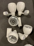 Lot Of 5 Cooper Lighting Halo 704704-lbl33 L5053039 Track Fitting White. Fixed Price $165.00.