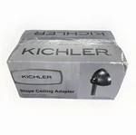 Kichler Ceiling Slope Adapter For Fan New In Box - Black 337005 Dbk. Fixed Price $45.00.