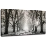 Bamdeya Wall Art Bedroom Black And White Decor Forest Pictures Tree.... Fixed Price $68.08.