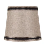 Round Grey Linen Lamp Shade 6x7.5x6.5 Inches Mix And Match Accent Lighting. Fixed Price $13.38.