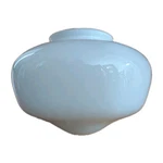 Vintage White Ceiling Fan Light Cover Replacement Glass Bowl Globe Frosted. Fixed Price $38.99.