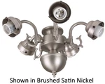 Craftmade Universal Fitter, 5 Light Led 45 Total Watts, Antique Brass. Fixed Price $58.49.