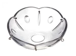 B&p Lamp Crystal Bobesche - Olive Design 4" (100mm) Diameter, 6 Pins. Fixed Price $143.00.