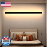 Keluoly Modern Plug In Long Wall Sconce 39 Black Matte Led Lights 20w Warm. Fixed Price $99.72.