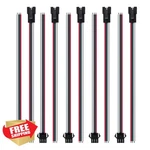 Wesiri 10 Pairs Jst Sm Connectors 3pin 15cm 22awg Wire. Fixed Price $20.00.