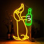 Nosun Dog Beer Neon Sign Signs For Wall Decor Bar Animal. Fixed Price $43.93.