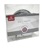 Globe Plug-in Pendant Fabric Light Cord 8' Black/white 18/3 Gauge Svt 300v. Fixed Price $13.99.