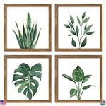Framed Botanical Wall Art 10x10 Inch Sage Green Plant Print For Bathroom Decor. Fixed Price $57.02.
