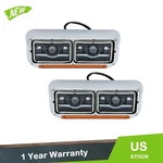 Full Led For 81-19 Peterbilt Western Star Dual Halo Ring Projector Headlights. Fixed Price $235.85.