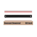 72in Ceiling Fan Downrod Black 1in Od Non Threaded With Extension Wires. Fixed Price $49.99.