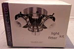 Monte Carlo Model H3ta Textured Antique White Light Fitter Kit 3 Bulb New Open. Fixed Price $28.62.