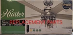 Hunter Agnew 52" Brushed Nickel Ceiling Fan Replacement Parts. Fixed Price $18.99.