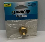 Jandorf 60147 Brass Finish Lamp Reducer 3/8 Male X1/4 Female. Fixed Price $8.98.