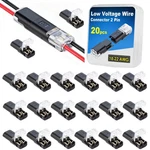Double Wire Lock-grip Connector, 2 Pin Led Light Strip Connector With Locking.... Fixed Price $14.44.