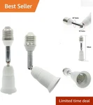Versatile E26/e27 Socket Extender 4.5 Inch - Ideal For Ceiling Light Fixtures. Fixed Price $23.99.