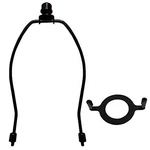 Rddeniy 10" Lamp Shade Harp Holder And E26 Light Base Uno 10 Inch, Black. Fixed Price $20.41.