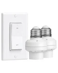 Remote Control Light Bulb Socket, Decorator Rocker Wall Switch, 200ft Range Wire. Fixed Price $30.38.