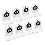 8pcs 2t8 G13 Socket Fluorescent Base Lamp Holder White Light Accessory. Fixed Price $9.76.