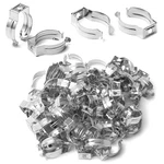 Othmro 100-pack T8 U Clips Holder Bracket For Led Light 33 X 20 8mm, Silver. Fixed Price $27.99.