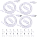 T5 T8 Power Cord, 6ft Long Led Light Cord With On/off Switch, Wire Connector. Fixed Price $36.83.