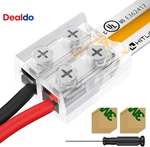 12 Pack Led Connector 2 Pin 8mm Solderless Tape Lights Transparent. Fixed Price $27.00.