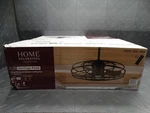 Home Decorators Heritage Point 25in In/outdoor Matte Black Fandelier Ceiling Fan. Fixed Price $150.99.