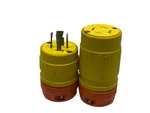 Nos Ericson 20a 250v 3 Pole 4 Wire Male & Female Plug Receptacle Pair. Fixed Price $31.19.