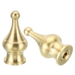 Patikil 1.8" Tall Brass Lamp Finials Cap Knob, 2 Set Screw Holder Tapped.... Fixed Price $26.04.