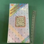 Vtg 90s Y2k Beaded Curtain Beistle Nos- Silver Disco Balls. Fixed Price $42.00.