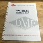 Dmf Rw-1630/50 Parts And Service Manual Front Mount Under Cab & Behind. Fixed Price $24.99.