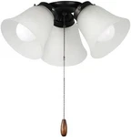 27w Led Ceiling Fan Light Kit - Oil Rubbed Bronze Finish, 6.5" Tall, 13.5" Wide. Fixed Price $141.99.