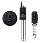 Meskliu 12v Wireless Switch,mini Remote Control Dc5-48v--10a Relay, Black. Fixed Price $31.33.