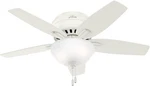 Hunter Newsome 51080 42" Indoor Ceiling Fan W/ Led Light 5 Blades In White New. Fixed Price $114.99.