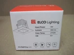Elco Lighting E213c0727w 2in Square Reflector 9w 800lm 2700k 90+ Cri Dimmable. Fixed Price $25.00.