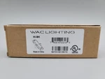 New Wac Lighting Straight I-connector For H-track Systems Black Hi-bk. Fixed Price $12.95.