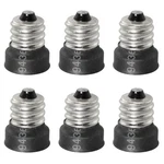 Sqxbk 6pcs E12 To E10 Lamp Holder Bulb Base Adapter Mini E10, Silver. Fixed Price $13.35.