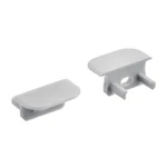 Kichler Tape Extrusion End Cap 5 Pair In Silver, Std Recessed - 1tee1strcssil. Fixed Price $24.99.