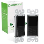 Greencycle Black Single Pole Rocker Light Switch,paddle Switch 15 Amp,sp S. Fixed Price $19.98.