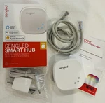 Sengled Smart Hub Model No. E39-g8c - Works With Alexa, Google, Apple. Fixed Price $19.99.