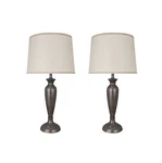 Aspen Creative 40137-02 26-1/2" Transitional Metal Table Lamp (2 Pack), Mushr.... Fixed Price $209.62.
