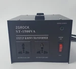 Zgrock-1500va Voltage Transformer Step Up Converter 1500w Adj 110v 120v 220v. Fixed Price $79.00.