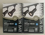 2-pack Hampton Bay 1-light Black Led Medium-step Linear Track Lighting Head. Fixed Price $24.00.