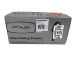 Kichler 337005sbk Fan Accessory Ceiling Slope Adapter In Satin Black. Fixed Price $31.49.