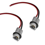Hirificing 2pcs T15 Harness Pigtail Socket, 194 Bulb Socket Tail Light Grey. Fixed Price $22.05.