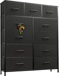 Stylish Tall Dresser With 11 Drawers - Fabric Storage Tower & Organizer Unit. Fixed Price $149.99.