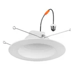 Sylvania Led Screw-base Retrofit Downlight 6" Housing 8w, 120v, 3000k, White. Fixed Price $17.99.